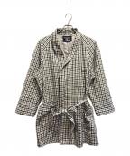BURBERRYバーバリー）の古着「コート」｜ホワイト×ブラック