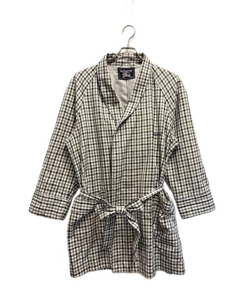 BURBERRY（バーバリー）BURBERRY (バーバリー) コート ホワイト×ブラック サイズ:Mの古着・服飾アイテム