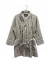 BURBERRY（バーバリー）の古着「コート」｜ホワイト×ブラック