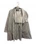 BURBERRY (バーバリー) コート ホワイト×ブラック サイズ:M：7000円