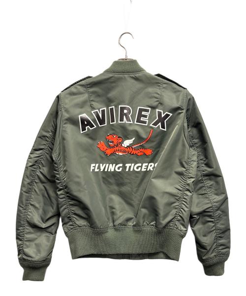 AVIREX（アヴィレックス）AVIREX (アヴィレックス) ミリタリージャケット / フライングタイガー グリーン サイズ:Lの古着・服飾アイテム
