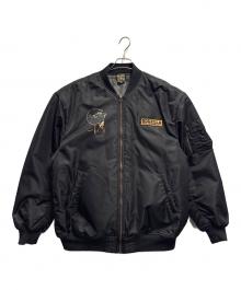 HEATH（ヒース）の古着「MA-1ジャケット / ゴジラ-1.0 コラボモデル」｜ブラック