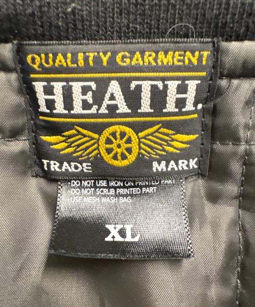 HEATH（ヒース）HEATH (ヒース) MA-1ジャケット / ゴジラ-1.0 コラボモデル ブラック サイズ:XLの古着・服飾アイテム