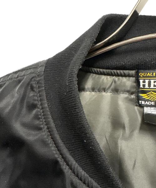 HEATH（ヒース）HEATH (ヒース) MA-1ジャケット / ゴジラ-1.0 コラボモデル ブラック サイズ:XLの古着・服飾アイテム