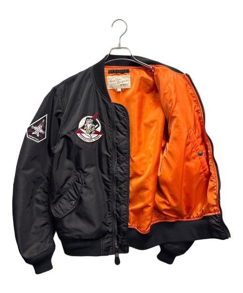 AVIREX（アヴィレックス）AVIREX (アヴィレックス) MA-1ジャケット / TOPHATTERS ブラック サイズ:XLの古着・服飾アイテム