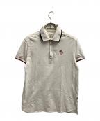 MONCLERモンクレール）の古着「ポロシャツ」｜ホワイト