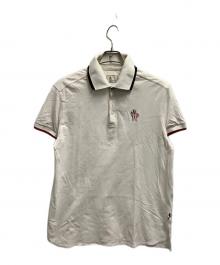 MONCLER（モンクレール）の古着「ポロシャツ」｜ホワイト