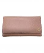 GUCCIグッチ）の古着「長財布」｜ピンク