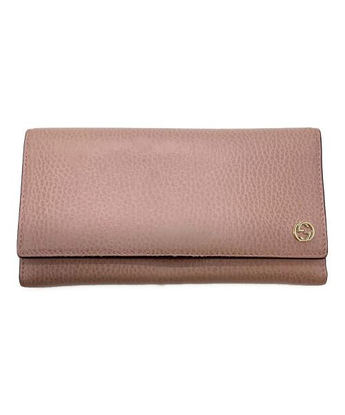 GUCCI（グッチ）GUCCI (グッチ) 長財布 ピンクの古着・服飾アイテム