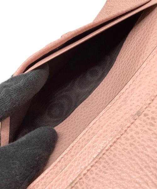GUCCI（グッチ）GUCCI (グッチ) 長財布 ピンクの古着・服飾アイテム