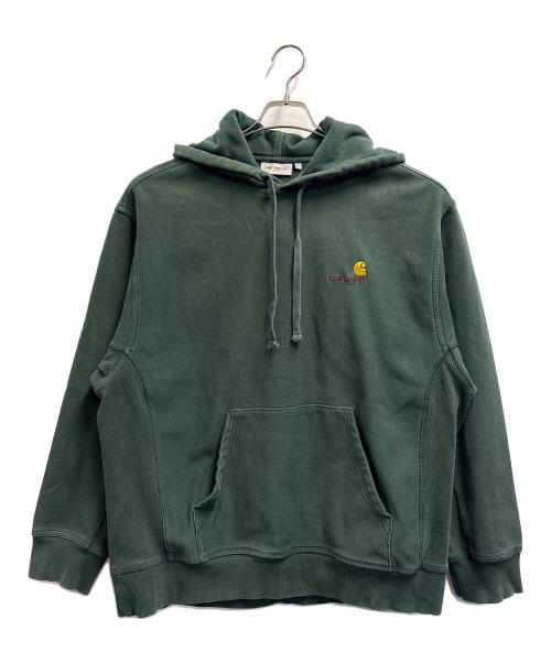 CarHartt（カーハート）CarHartt (カーハート) プルオーバーパーカー グリーン サイズ:XLの古着・服飾アイテム