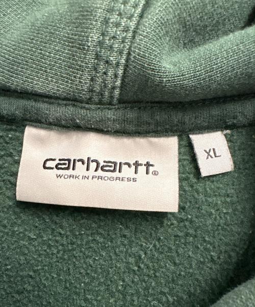CarHartt（カーハート）CarHartt (カーハート) プルオーバーパーカー グリーン サイズ:XLの古着・服飾アイテム