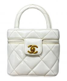 CHANEL（シャネル）の古着「バニティバッグ / マトラッセ」｜ホワイト