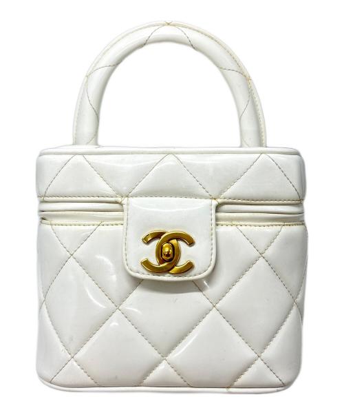 CHANEL（シャネル）CHANEL (シャネル) バニティバッグ / マトラッセ ホワイトの古着・服飾アイテム