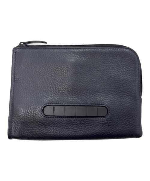 TOMOE（トモエ）TOMOE (トモエ) クラッチバッグ ネイビーの古着・服飾アイテム