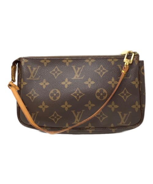 LOUIS VUITTON（ルイ ヴィトン）LOUIS VUITTON (ルイ ヴィトン) ショルダーポーチ ブラウンの古着・服飾アイテム