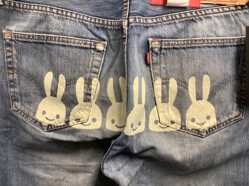 CUNE（キューン）CUNE (キューン) デニムパンツ ネイビー サイズ:SIZE ONE 未使用品の古着・服飾アイテム