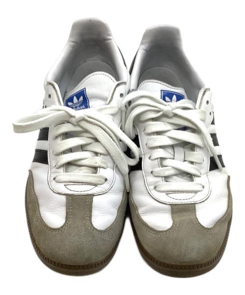 adidas（アディダス）adidas (アディダス) ローカットスニーカー ホワイト×ブラック サイズ:SIZE 27.5cmの古着・服飾アイテム
