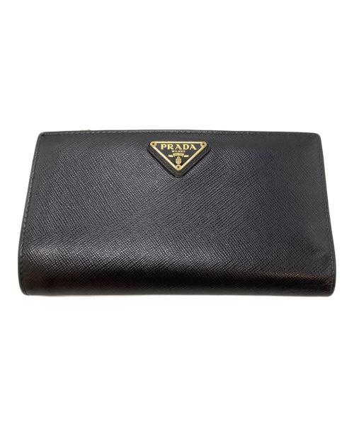 PRADA（プラダ）PRADA (プラダ) 長財布 ブラックの古着・服飾アイテム