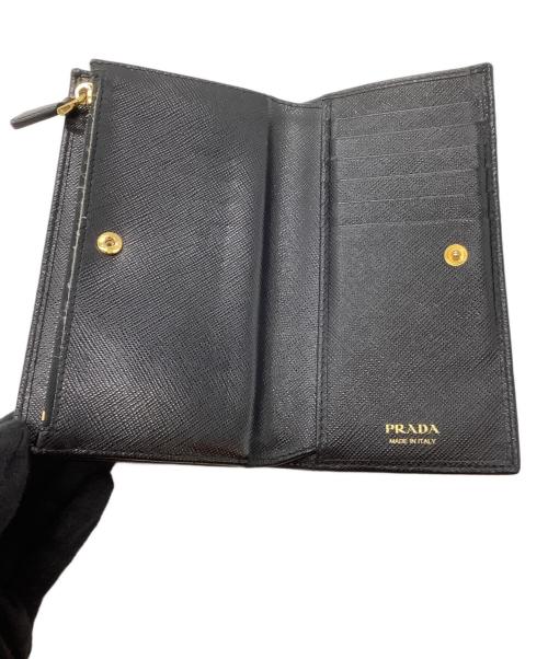 PRADA（プラダ）PRADA (プラダ) 長財布 ブラックの古着・服飾アイテム