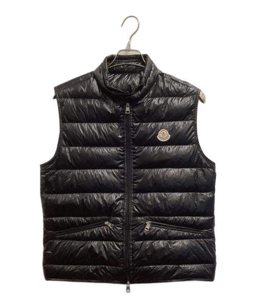 MONCLER（モンクレール）MONCLER (モンクレール) ダウンベスト ブラック サイズ:サイズ１の古着・服飾アイテム