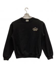 9090（9090）の古着「Crown Logo Crewneck Sweat」｜ブラック