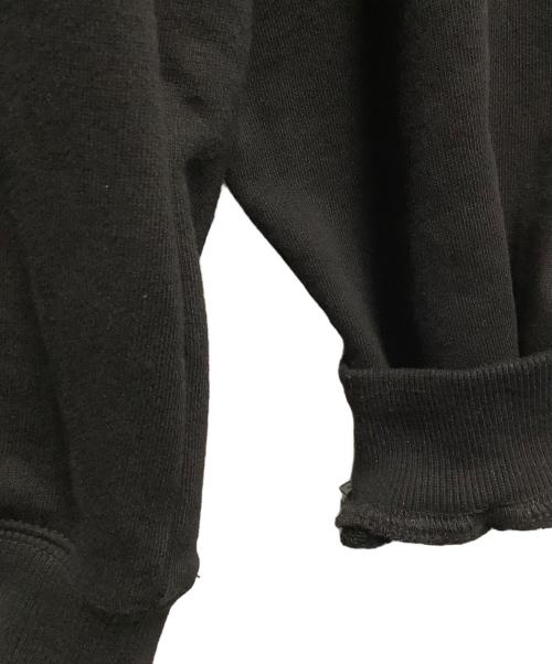 9090（9090）9090 (9090) Crown Logo Crewneck Sweat ブラック サイズ:Lの古着・服飾アイテム