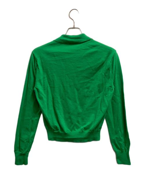 BLAMINK（ブラミンク）BLAMINK (ブラミンク) 薄手カーディガン グリーン サイズ:SIZE 36の古着・服飾アイテム