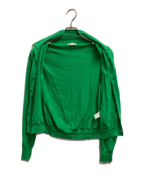 BLAMINK（ブラミンク）BLAMINK (ブラミンク) 薄手カーディガン グリーン サイズ:SIZE 36の古着・服飾アイテム