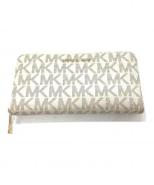 MICHAEL KORS（マイケル・コース）の古着「長財布」｜ホワイト×ベージュ