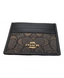 COACH（コーチ）の古着「パスケース」｜ブラック×ベージュ