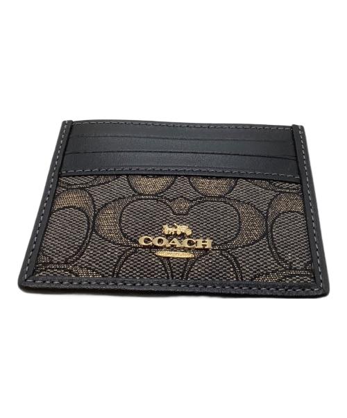 COACH（コーチ）COACH (コーチ) パスケース ブラック×ベージュの古着・服飾アイテム