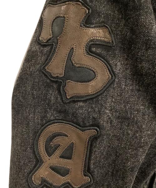 AVIREX（アヴィレックス）AVIREX (アヴィレックス) デニムジャケット ブラック サイズ:XLの古着・服飾アイテム