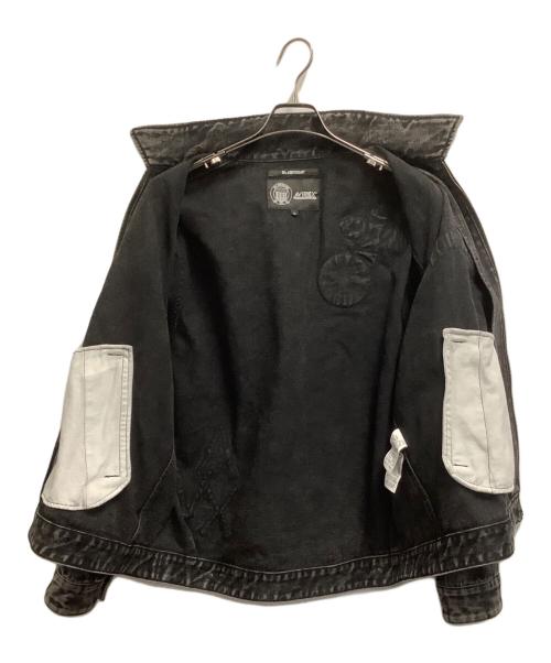 AVIREX（アヴィレックス）AVIREX (アヴィレックス) デニムジャケット ブラック サイズ:XLの古着・服飾アイテム