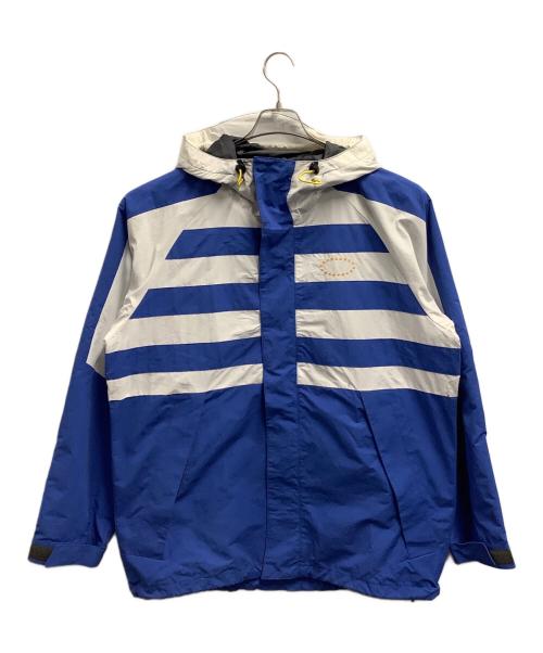 AFB（エーエフビー）AFB (エーエフビー) ブルゾン ホワイト×ブルー サイズ:SIZE XLの古着・服飾アイテム