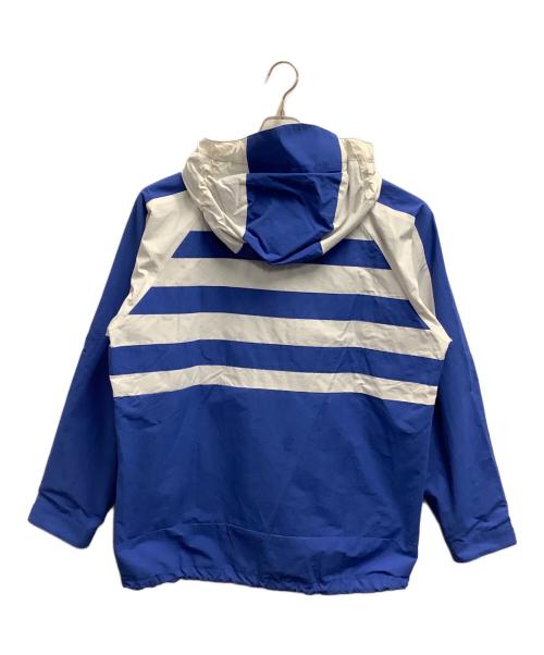 AFB（エーエフビー）AFB (エーエフビー) ブルゾン ホワイト×ブルー サイズ:SIZE XLの古着・服飾アイテム