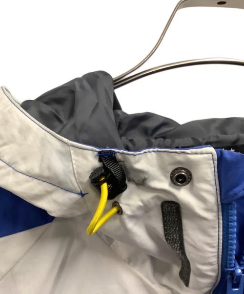 AFB（エーエフビー）AFB (エーエフビー) ブルゾン ホワイト×ブルー サイズ:SIZE XLの古着・服飾アイテム