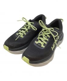 HOKAONEONE（ホカオネオネ）の古着「ランニングシューズ」｜ブラック×イエロー