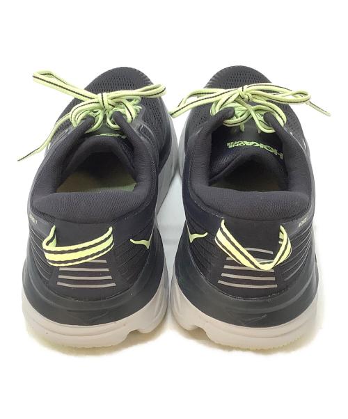 HOKAONEONE（ホカオネオネ）HOKAONEONE (ホカオネオネ) ランニングシューズ ブラック×イエロー サイズ:26.5㎝の古着・服飾アイテム