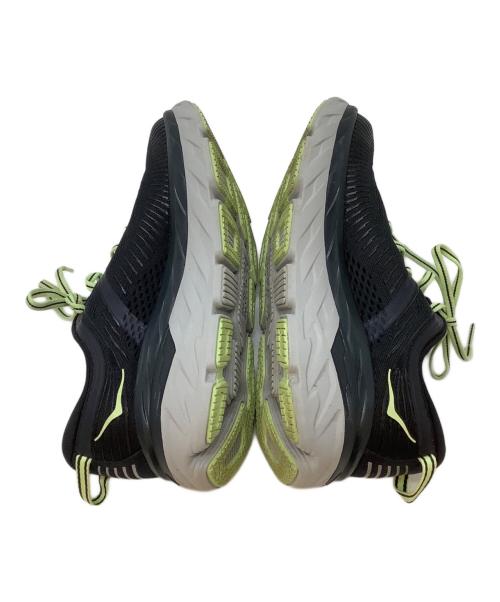 HOKAONEONE（ホカオネオネ）HOKAONEONE (ホカオネオネ) ランニングシューズ ブラック×イエロー サイズ:26.5㎝の古着・服飾アイテム