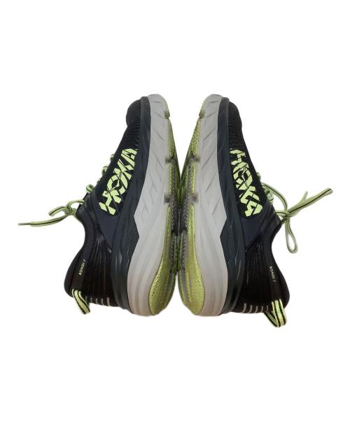 HOKAONEONE（ホカオネオネ）HOKAONEONE (ホカオネオネ) ランニングシューズ ブラック×イエロー サイズ:26.5㎝の古着・服飾アイテム