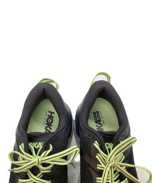 HOKAONEONE（ホカオネオネ）HOKAONEONE (ホカオネオネ) ランニングシューズ ブラック×イエロー サイズ:26.5㎝の古着・服飾アイテム