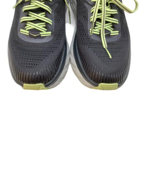 HOKAONEONE（ホカオネオネ）HOKAONEONE (ホカオネオネ) ランニングシューズ ブラック×イエロー サイズ:26.5㎝の古着・服飾アイテム