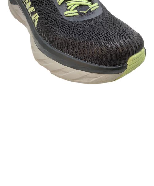 HOKAONEONE（ホカオネオネ）HOKAONEONE (ホカオネオネ) ランニングシューズ ブラック×イエロー サイズ:26.5㎝の古着・服飾アイテム