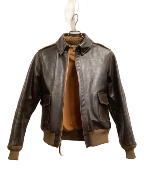 BUZZ RICKSON'S（バズリクソンズ）BUZZ RICKSON'S (バズリクソンズ) A-2フライトジャケット ブラウン サイズ:SIZE 36の古着・服飾アイテム