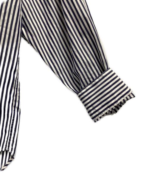KAGURE（カグレ）KAGURE (カグレ) 長袖シャツ ホワイト×ブルー サイズ:SIZE Freeの古着・服飾アイテム