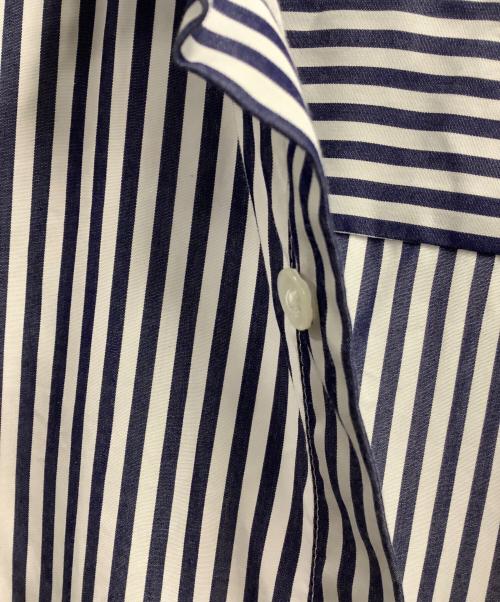 KAGURE（カグレ）KAGURE (カグレ) 長袖シャツ ホワイト×ブルー サイズ:SIZE Freeの古着・服飾アイテム