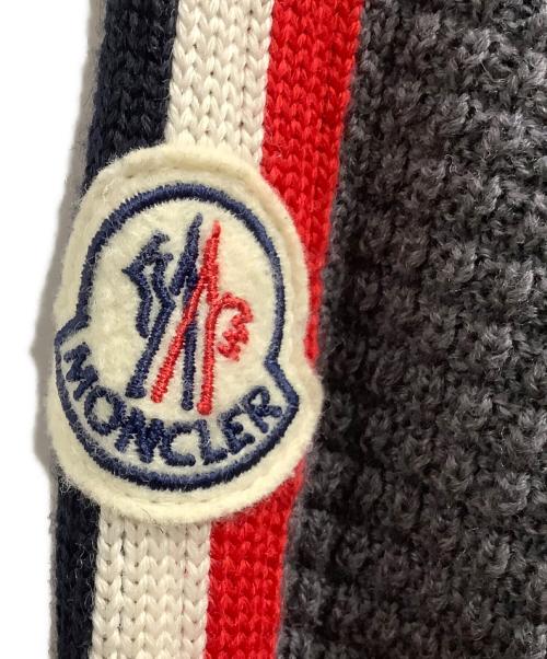 MONCLER（モンクレール）MONCLER (モンクレール) GIROCOLLO TRICOTニット グレー サイズ:Mの古着・服飾アイテム
