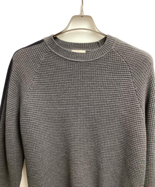 MONCLER（モンクレール）MONCLER (モンクレール) GIROCOLLO TRICOTニット グレー サイズ:Mの古着・服飾アイテム