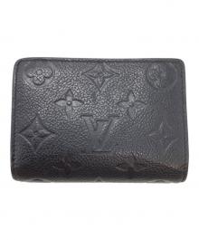 LOUIS VUITTON（ルイ ヴィトン）の古着「2つ折り財布」｜ブラック